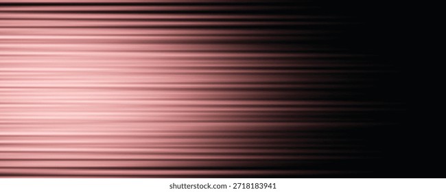 Fondo de alta velocidad azul y rojo. Efecto de rastros de luz de movimiento sobre fondo abstracto negro. Amplio Anuncio de tecnología con efecto de movimiento de luz azul y roja brillante. Ilustración vectorial