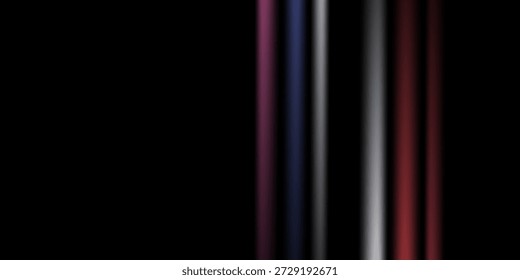 Fundo de alta velocidade azul e vermelho. O efeito de trilhas de luz de movimento no fundo abstrato preto.