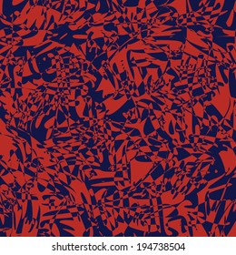 Blue red intertwined texture