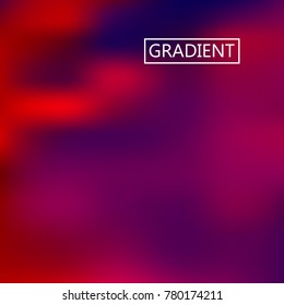 Blue, red iridescent holographic background. Foil rainbow texture. Abstract soft pastel colors backdrop. Trendy creative vector cosmic gradient. Vibrant print illustration. Creative neon template.