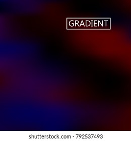 Blue, red iridescent holographic background. Foil rainbow texture. Abstract soft pastel colors backdrop. Trendy creative vector cosmic gradient. Vibrant print illustration. Creative neon template.