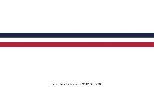 blue red lines white background simple logo icon symbol sign isolated concept vector template