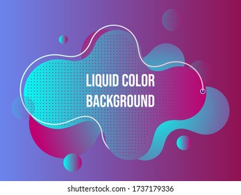 Fondo de color líquido azul y rojo