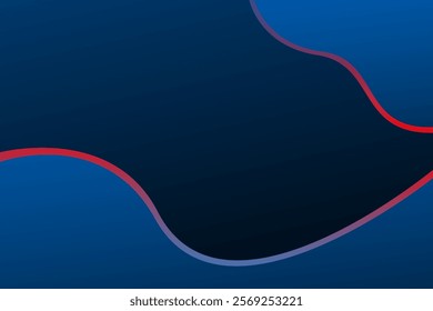 Blue and red metallic wave layer modern background for corporate concept, template, poster, brochure, website, flyer design. Vector illustration