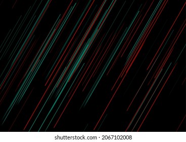 Blue red minimal lines abstract futuristic dark tech background. Vector digital art design