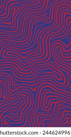 Patrón azul y rojo Historias de Vertical Diseño Fondo de Vector