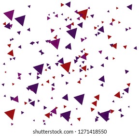 blue red purple triangles triangles arranged randomly texture vector
