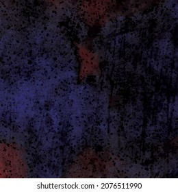 Dunkler Marmor Nacht aus blauem und rotem Rost