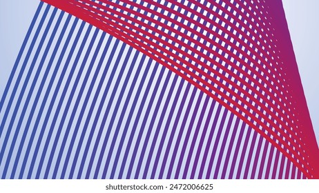 Blue and red seamless stripes pattern abstract background for backdrop or presentation