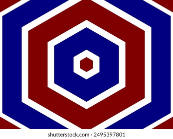 blue and red shape pattern background