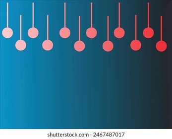 Diseño de fondo degradado de combinación de colores azul, cielo rojo y azul.