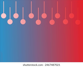 Diseño de fondo degradado de combinación de colores azul, cielo rojo y azul.