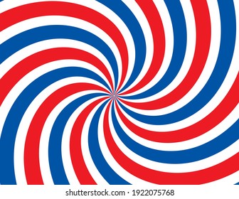 Blue And Red Spiral Vector Background