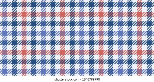 blue and red stripes on white - fabric texture of traditional checkered tartan seamless ornament for plaid, tablecloths, shirts, clothes, dresses, bedding