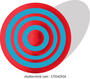 Blue and Red Target