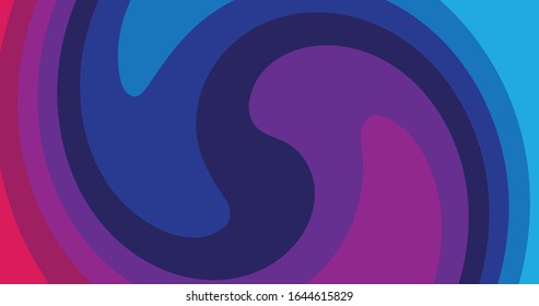 Blue and red tones twist spinning abstract background

