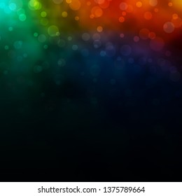  Blue, Red vector background with circles. Abstract colorful disks on simple gradient background. Pattern for booklets, leaflets.