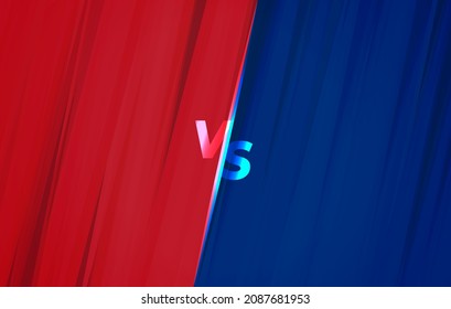 blue red versus vs background for competition and challenge