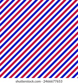 Blue and red vertical stripes pattern with a vintage touch and a hint of retro Christmas vibe