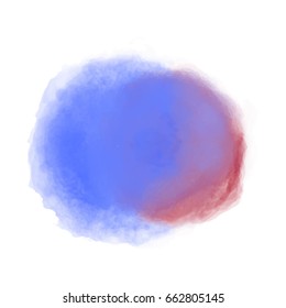 blue red watercolor background
