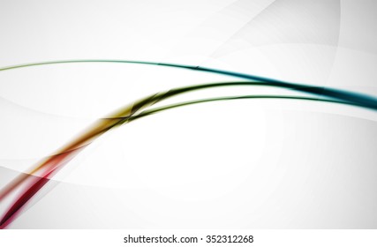 Blue and red wave line abstract background. Business or hi-tech presentation template or advertising layout