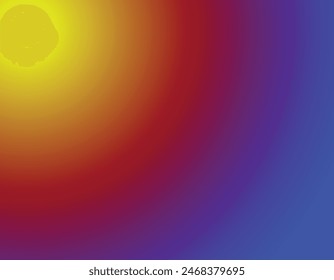 Blue, Red and Yellow color combination gradient background design.
