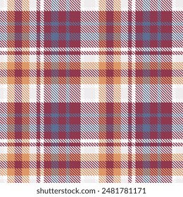 Blue Red Yelow White Tartan Pattern Seamless. Sweet Checker Pattern for Shirt Printing,clothes, Dresses, Tablecloths, Blankets, Bedding, Paper,quilt,fabric and Other Textile Products.