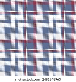 Blue RedTartan Pattern Seamless. Sweet Checker Pattern for Shirt Printing,clothes, Dresses, Tablecloths, Blankets, Bedding, Paper,quilt,fabric and Other Textile Products.