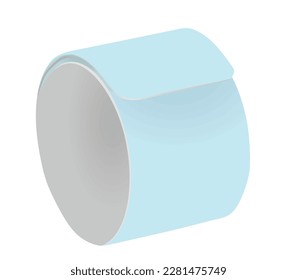 Blue  reflective handband. vector illustration