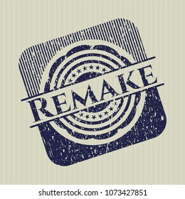  Blue Remake distressed rubber texture