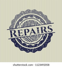 Blue Repairs distress rubber grunge texture seal