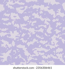 Blue Repeated Abstract Graphic Print. Camouflage Leaves Multicolor Repeated Doted Vector Wrapping. Vibrant  Seamless Pattern. Bright Seamless Summer Graphic Wallpaper.