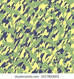 Blue Repeated Exotic Vector Art. Black Seamless Retro Graphic Graffiti. Camouflage Net Pink  Seamless Pattern. Vibrant Seamless Vintage Graphic Print.