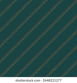 Fondo repetitivo azul con líneas diagonales brillantes de rayas dibujadas a mano. Vector sin patrón. textura decorativa. muestra de tela geométrica. papel de regalo. Plantilla de diseño textil