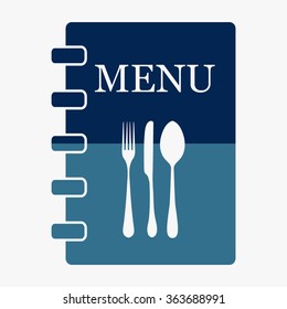 Blue Restaurant menu design