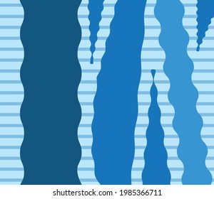 Blue Retro Resumen Patrón de fondo de diseño de Waves artísticas. Ondas abstractas de moda con líneas y rayas. Diseño azul moderno y elegante. Resumen Fondo de fondo de fondo de fondo de fondo de estilo geométrico. 