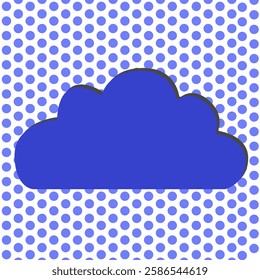 Blue retro comic background cartoon 
Vector retro background with frame icon