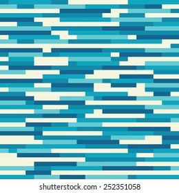A blue retro geometric style vector background