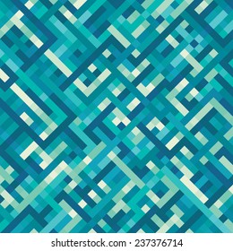 a blue retro geometric vector background