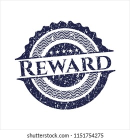 Blue Reward distress with rubber seal texture