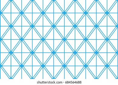blue rhombus mesh pattern