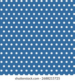 Padrão losango azul. Papel de parede de estrelas. 
