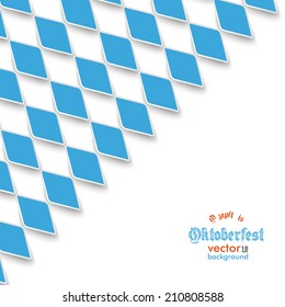Blue rhombus pieces on the white background. Eps 10 vector file.