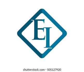 blue rhombus typography alphabet typeset typeface logotype font image vector icon