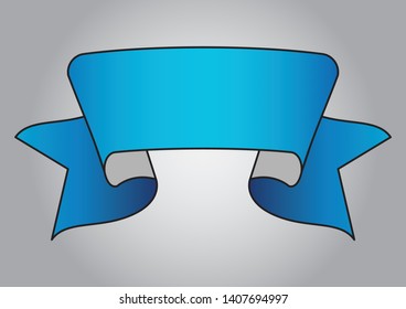  blue ribbon banner icon,blue Web Ribbons Set With Gradient Mesh on white background,Vector illustration. Place for your text. Ribbons for business and design. Design elements