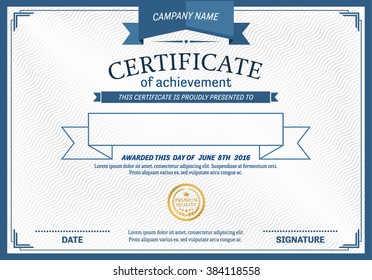 59,474 Blue certificate ribbon Images, Stock Photos & Vectors ...