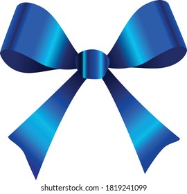 Cinta azul sobre fondo blanco
