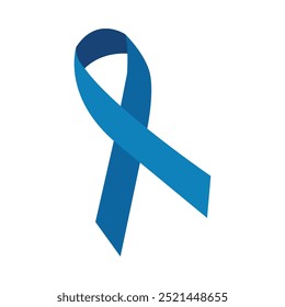 Cinta azul con fondo blanco