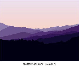 Blue Ridge Mountains Landscape