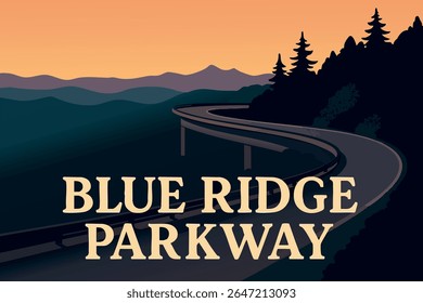 The Blue Ridge Parkway offers breathtaking views of the Appalachian Mountains, with lush forests, colorful fall foliage, and stunning vistas, making it a prime destination for outdoor exploration